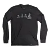 Evolution - Long Sleeve T-Shirt -Rottefella Sales Shop BootEvolution longsleeve black