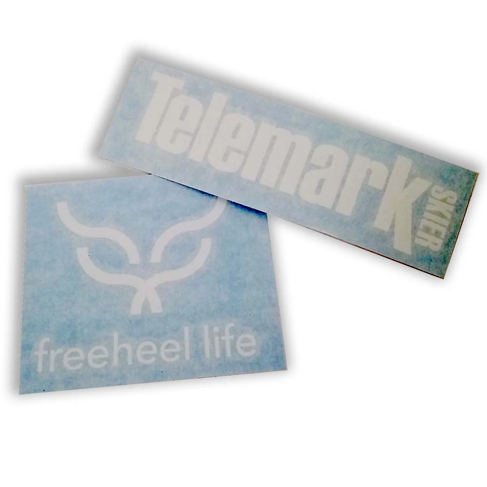 FHL X Telemark Skier Vinyl Decal Pack 3 FHL X Telemark Skier Vinyl Decal Pack