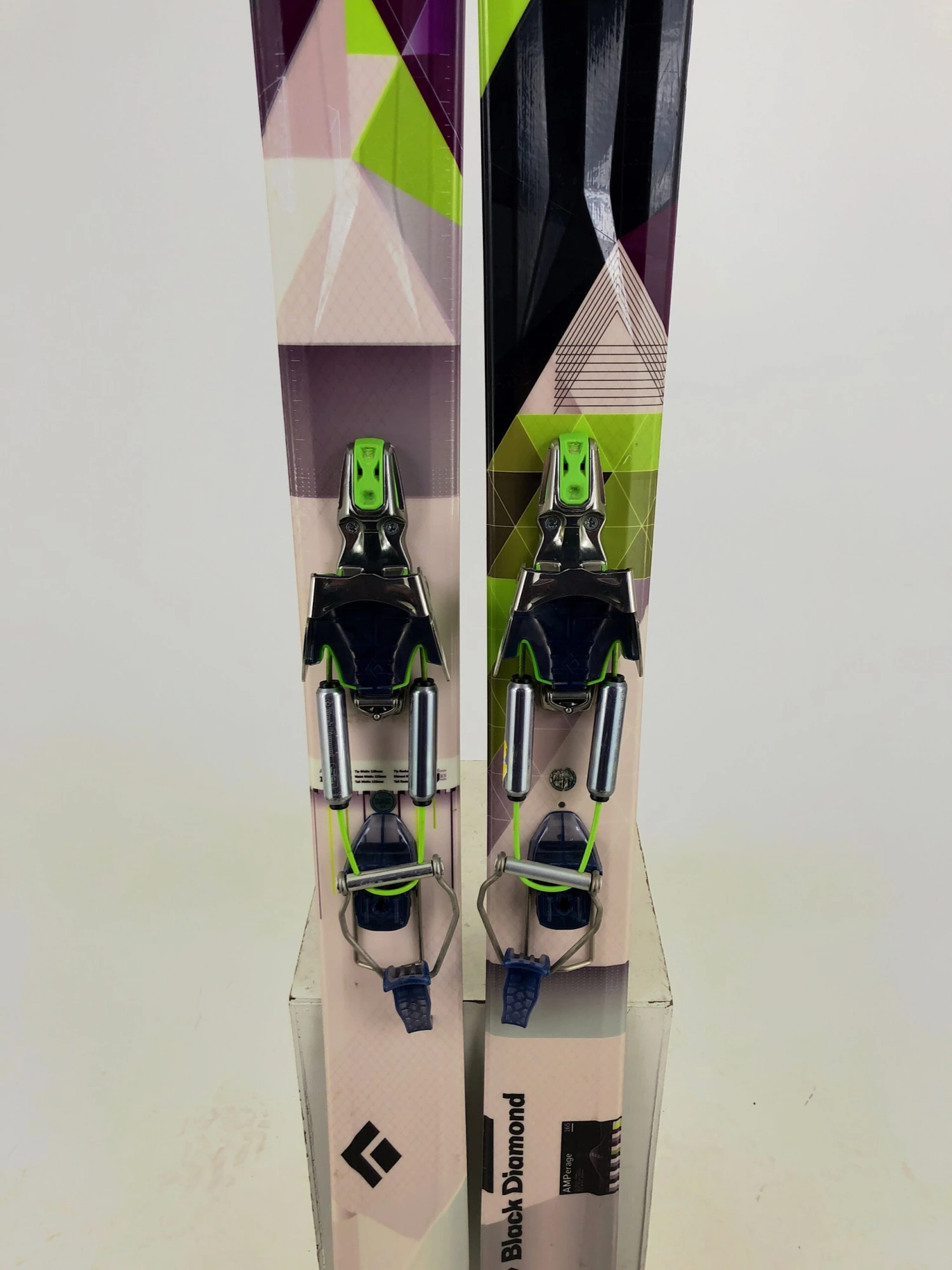 165cm Black Diamond Amperage W/ Black Diamond O1 Sm Freeflex (Used) 5 165cm Black Diamond Amperage W/ Black Diamond O1 Sm Freeflex (Used) - Image 3