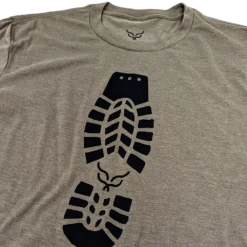 Tele Stomp - T-Shirt -Rottefella Sales Shop TeleStomp t shirt coyotebrown print